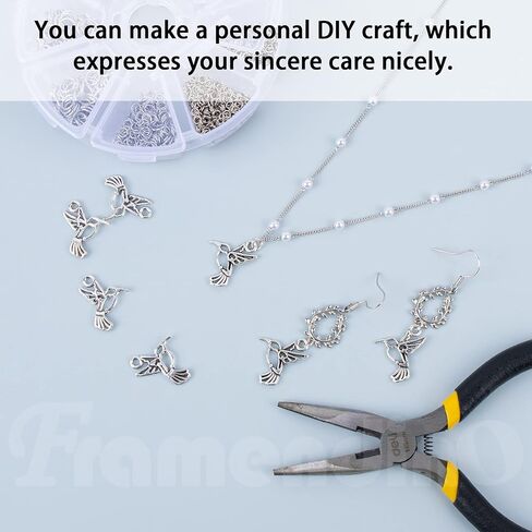 Framendino, Mini Hummingbird Charms Bird Pendant Beads for DIY Jewelry Making in Saudi Arabia