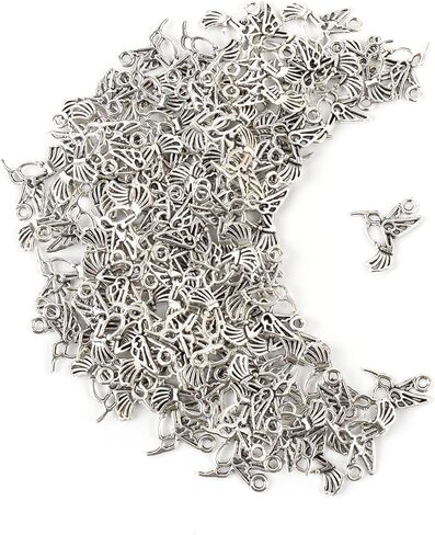 Framendino, Mini Hummingbird Charms Bird Pendant Beads for DIY Jewelry Making in Saudi Arabia