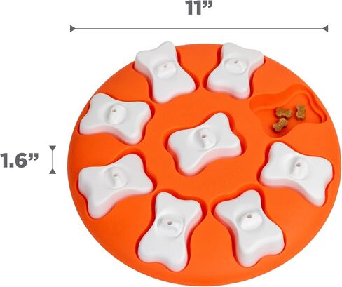 Hound Outward by Nina Ottosson Dog Smart Treat Trear Thickment Thickment ، المستوى الأول المبتدئين ، البرتقالي in Saudi Arabia