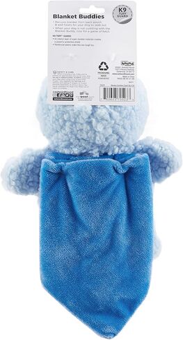 Outward Hound Blanket Buddies Blue Sloth Small Dog Blacket Treat and Squeak Toy in Saudi Arabia