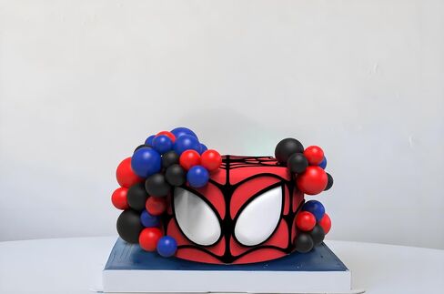 33 Pieces Ball Cake Topper Foam Balls Cupcake Topper Mini Balloon Cake Topper Red Blue White Cartoon Color Series Balls Cake Decorations for Birthday Wedding Anniversary Party Supplies (blue) in Saudi Arabia