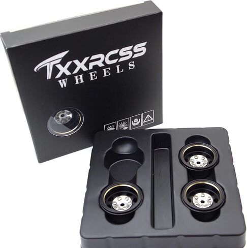 Rc 1.0 Beadlock Wheel Heavy Brass Whlles Offsets -2mm Rims for 1/24 1/18 RC Crawler Car Axial SCX24 AX24 TRX4M FCX24 4Pc Heart-Shaped (Red White) in Kuwait