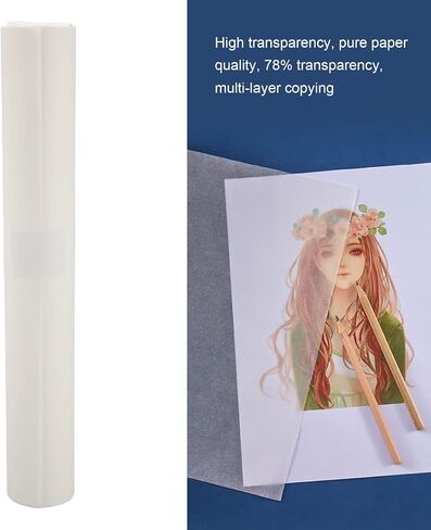 Roll, High Transparency Tracing Sketching Roll, for Sewing Dressmaking Sketch Drafting (23m) in Saudi Arabia