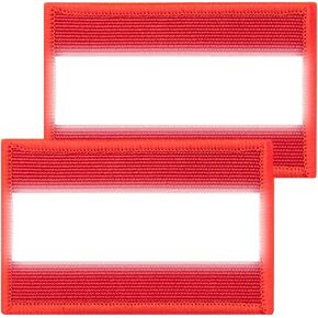 FR Reflective First Aid Patch, IR Reflective Red Cross Patch Hook & Loop Tactical Medic Patch for Caps Bags Vests Military Uniforms(Square) - 2Pcs