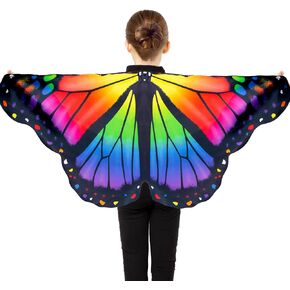 D.Q.Z Toddler Butterfly-Wings-Costume for Girls Princess Dress-Up Clothes, Spring Bug Toys for Kids Birthday Party Gifts Idea
