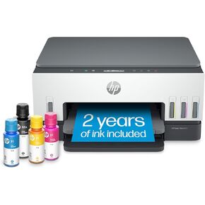 HP Smart -Tank 6001 Wireless Cartridge-Free all in one printer, this ink -tank printer comes with up to 2 years of ink included, with mobile print, scan, copy (2H0B9A)
