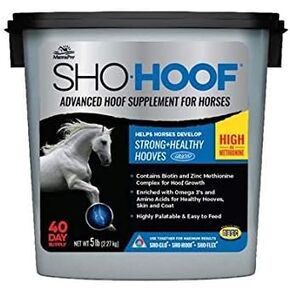 Manna Pro 1000100 Sho Hoof Foot Supplement for Horses, 5-Lbs. - Quantity 4