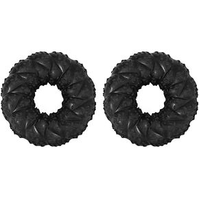 Nylabone Strong Max Chew Braided Ring Chew Toy for Dogs, Beef, Medium/Wolf - Up to 35 lbs. (1 Count)