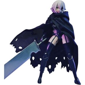 1/12 Action Figure Accessories,Cape for 6 inch Male and Female Action Figure,Built-in Steel Ring Easy for Shape,romankey Cap (Style C-Black Cape)