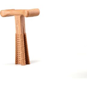 لعبة الكلب الكبير T-Bone Cog Toy ، ألياف الخيزران والنايلون ، متين طويل الأمد مضغه للمضغات العدوانية ، سلالة صغيرة ، غير شديدة (كبيرة)