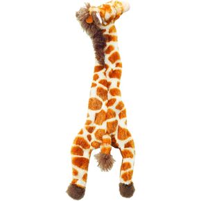 SPOT Mini Skinneeez Stuffless Dog Toy with Squeaker | Plush Tug of War Giraffe Squeak Toy for Small and Large Dog Breeds | Interactive Dog Toy | Small