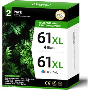67XL Ink Cartridge Black/Color Combo Pack Replacement for HP 67XL 67 XXL DeskJet 2700 2700e 2755 2755e 2752 4155e 2855e 4100 4100e 4155 4255e Envy 6000 6055 6400 6455e 6458 1255 Printer High-Yield