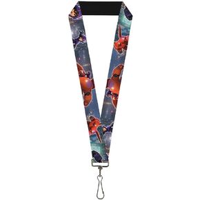 Buckle Down Lanyard-1.0-Hiro & Baymax Action Poses/san Fransokyo