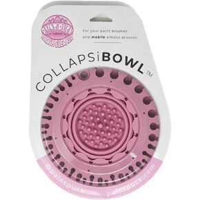 كوب شطف فرشاة الطلاء القابل للطي (الكل في واحد) الفنون الجميلة ، الاستوديو ، الفصول الدراسية | نظام تنظيف فرش ونظام تنظيف السيليكون للألوان المائية ، والألوان المائية ، والوسائط القائمة على الماء (الأخضر) in Kuwait