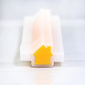Long Tube Column Mould Silicone Soap Mold Dessert Soap Candle Clay Craft Making Molds Pipe Tube DIY Handmade Cake Mousse Baking Tool (Wolf)