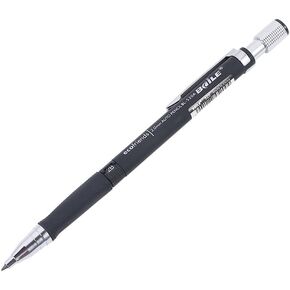 Katartizo 1PC Black Mechanical Pencil 2.0mm 2B Automatic Pencils 12Pcs Gray/Colorful Pencil Lead Drawing Writing Tools School Office Supplies