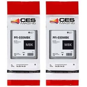 Canon PFI-030MBK Matte Black 2-Pack 55ml Ink Tanks