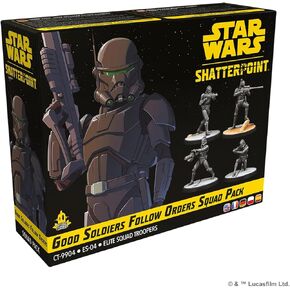 Star Wars Shatterpoint Good Soldiers Follow Orders Squad Pack - Tabletop Miniatures Game, Strategy Game for Kids and Adults, Ages 14+, 2 Players, 90 Minute Playtime, Made by Atomic Mass Games