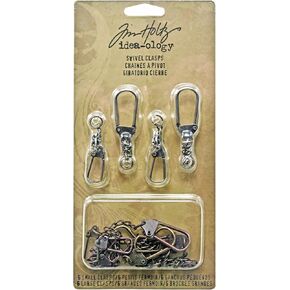 مشابك تيم هولتز IDEA-IDEA-IDOLY METLIVE CLASPS ، 12 مشبكًا لكل حزمة ، 2-3/4 و 3-3/4 بوصات ، تشطيبات عتيقة ، Th92677