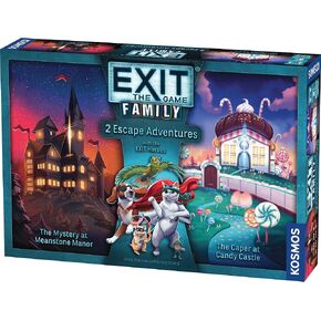 EXIT: The Game - Family - 2 Escape Adventures, at-Home Escape Room, Co-Operative Game, Family Activity, Brainteasers, 2-4 Players