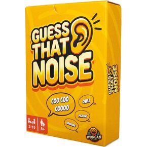 Guess That Noise - Funny Sound Impressions Party Game ﻿| Fun for Family & Friends | 2-15 Players, Ages 8+ | Perfect for Kids, Teens, Adults