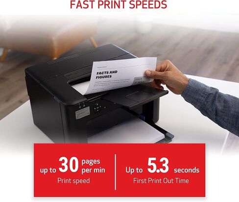Canon imageCLASS LBP122dw - Monochrome Duplex Wireless Laser Printer, Single Function, Home Office, Mobile Ready, 30 PPM, Black in Kuwait