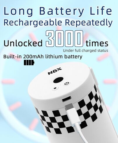 Fingerprint Lock Pencil Case for Friendship Birthday Gift, Best Friend, Classmate, Kids, Long Battery Life, Cute and Multifunction Standing Pen Box with Calculator for Girls/Boys(Panda) in Saudi Arabia