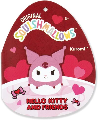 Squishmallows Original Sanrio 8in Kuromi + 8in My Melody with Pink Outfits – Official Jazwares Plush 2-Pack in Saudi Arabia
