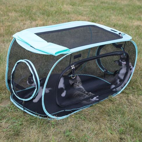 Kitty City Outdoor Catio Furniture and Play Kits for Cats, Outdoor Kennel in Saudi Arabia