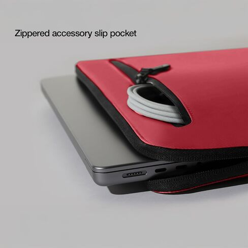 Incase Compact Laptop Sleeve with Flight Nylon MacBook/Laptop/iPad/Tablet Sleeve, and Cover, Lightweight, Weather Resistant, with Slip Pocket for Accessories (Aged Pink, 13-Inch) in Kuwait