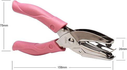AIEX 1 mm Hole Diameter Hole Diameter Hole Punch with Pink Handle for Craft Paper (Small Circle) in Kuwait