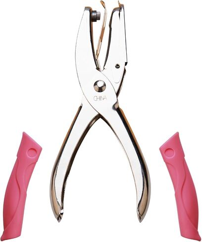 AIEX 1 mm Hole Diameter Hole Diameter Hole Punch with Pink Handle for Craft Paper (Small Circle) in Kuwait
