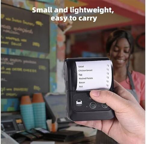 Bluetooth Thermal Receipt Printer 58mm, Android Wireless Portable Mini Pocket Invoice Bill Ticket pos Printer for Small Business, Compatible with Android/Windows/Linux,NOT for iOS/ipad/MAC in Saudi Arabia