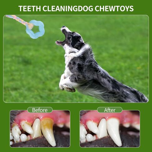 4 PCS Puppy Chew Toys for Teething Small Breed, Puppy Teething Ring, Soft Rubber Durable Dog Teething Toys, Rope Dog Toys, Funny Interactive Toy, Puppy Toys for Small Puppies, Dog Toys Set (Style 5) in Kuwait