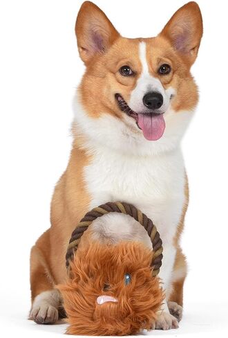 Star Wars for Pets Chewbacca Puppy Teether Toy |Chewbacca Teething Toy for Puppies | Dog Toys, Puppy Teething Toys, Puppy Safe Chew Toys, Dog Chew Toys in Saudi Arabia