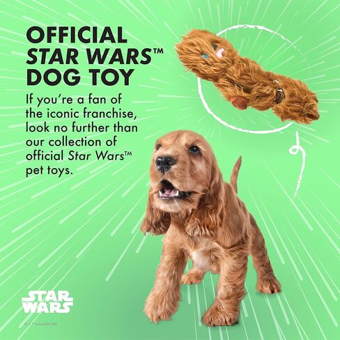 Star Wars for Pets Chewbacca Puppy Teether Toy |Chewbacca Teething Toy for Puppies | Dog Toys, Puppy Teething Toys, Puppy Safe Chew Toys, Dog Chew Toys in Saudi Arabia