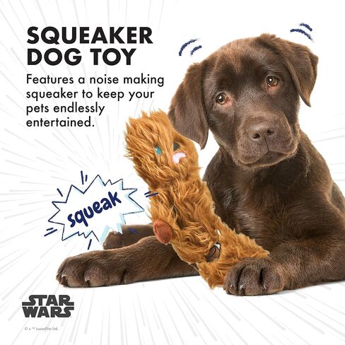 Star Wars for Pets Chewbacca Puppy Teether Toy |Chewbacca Teething Toy for Puppies | Dog Toys, Puppy Teething Toys, Puppy Safe Chew Toys, Dog Chew Toys in Saudi Arabia