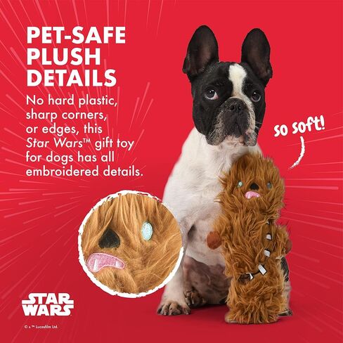 Star Wars for Pets Chewbacca Puppy Teether Toy |Chewbacca Teething Toy for Puppies | Dog Toys, Puppy Teething Toys, Puppy Safe Chew Toys, Dog Chew Toys in Saudi Arabia