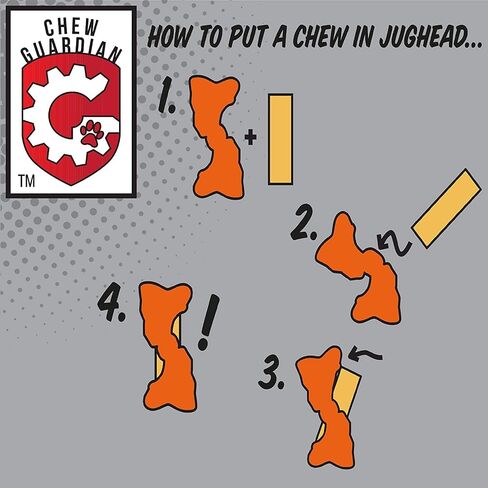 Himalayan Pet Supply Jughead Super Cheese Chew Insert, 100% Natural, Long Lasting, Gluten Free, Healthy & Safe Dog Treats, Lactose & Grain Free, Protein Rich, Dogs 35 lbs and Over, Large in Kuwait