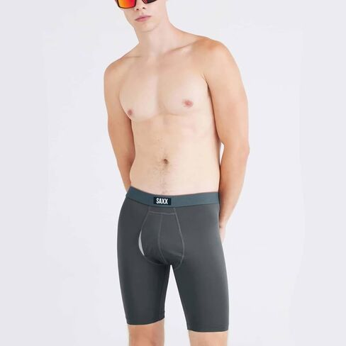SAXX Underwear Co. - Men's Multi-Sport Mesh Long Boxer Brief Fly With Built-In Pouch Support - Underwear For Men in Kuwait