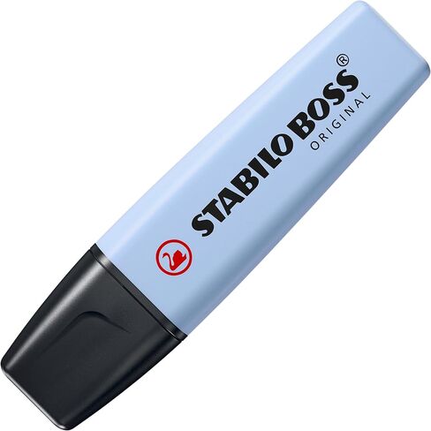 STABILO Highlighter BOSS ORIGINAL Pastel - Pack of 6 - Milky Yellow, Creamy Peach, Pink Blush, Lilac Haze, Hint of Mint, Touch of Turquoise in Saudi Arabia