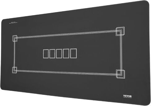 أعلى طاولة بوكر Vevor ، 70 × 35 بوصة بوكر حصيرة للطاولة ، 6-8 لاعبين طاولة البوكر قابلة للطي مع حقيبة حمل ، طاولة البوكر القابلة للطي لألعاب البوكر ، غرفة البوكر ، المستطيل ، الأخضر in Saudi Arabia