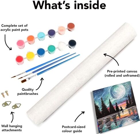GemZono Paint by Numbers Kit for Adults Beginner, Lighthouse Beach Boat Adults DIY Acrylic Watercolor Oil Paint by Number on Canvas for Home Decor Gift 12x16 inch in Saudi Arabia