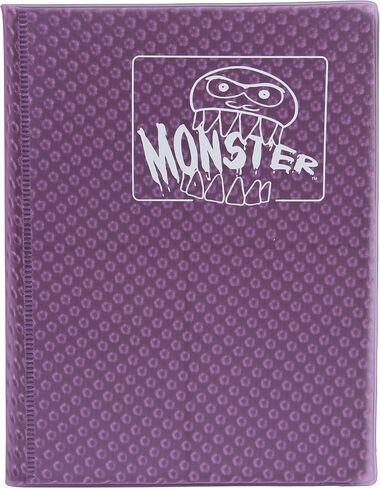 Monster Binder - 4 ألبوم بطاقة تداول الجيب - Holofoil Purple (جيوب مضادة للسرقة تحمل 160 بطاقة) in Kuwait