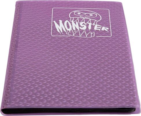 Monster Binder - 4 ألبوم بطاقة تداول الجيب - Holofoil Purple (جيوب مضادة للسرقة تحمل 160 بطاقة) in Kuwait