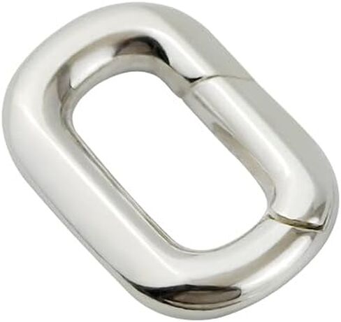 925 Sterling Silver Oval Spring Bail Clasp for Jewelry Making (S) in Kuwait