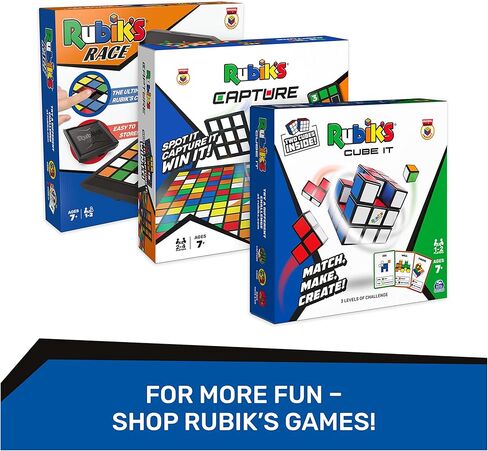 Rubik’s, Tiled Trio Bundle 2x2 Mini 3x3 Cube 4x4 Master 3D Puzzle Game Stress Relief Fidget Toy Travel Gift Set, for Adults & Kids Ages 8 and up in Saudi Arabia