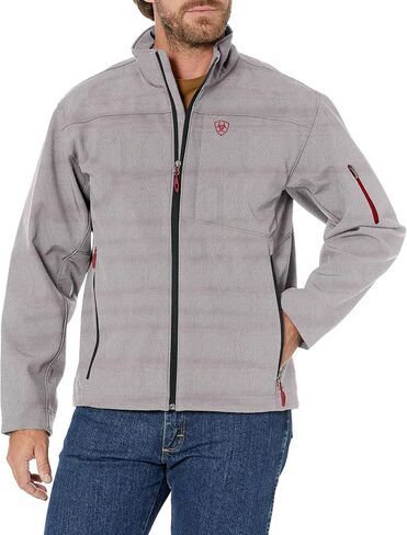 Ariat Male Vernon 2.0 Softshell Jacket Jetty Gray Large in Saudi Arabia