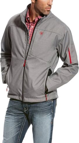 Ariat Male Vernon 2.0 Softshell Jacket Jetty Gray Large in Saudi Arabia