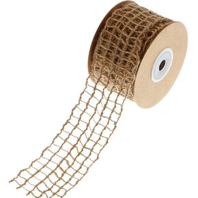 EXCEART 1 Roll Webbing Handmade Christmas Decor Fishing Net Decor Wrapping Burlap Ribbon Christmas Tree DIY Craft Arts Craft Decoration Arts Craft Decorative Rope Handmade Rope